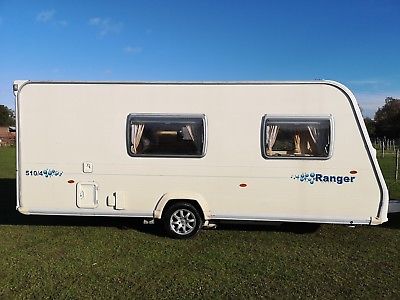 2008 Bailey Ranger 510/4 Caravan **4 Berth End Bathroom**great Family ...